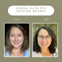The Henna Guys dye application showing even coverage on roots.
