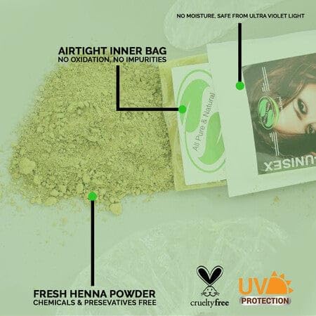 The Henna Guys natural plant-based dye for healthier-looking color