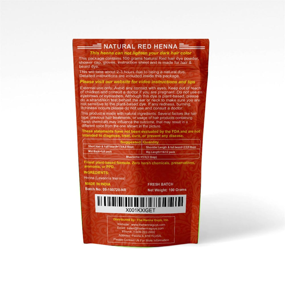 The Henna Guys red dye texture paste ready for mixing.