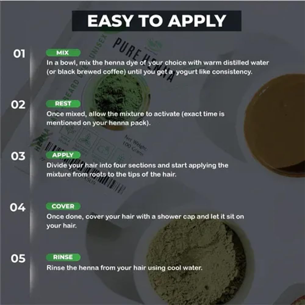 Triple cloth sifted paste for smooth application of henna