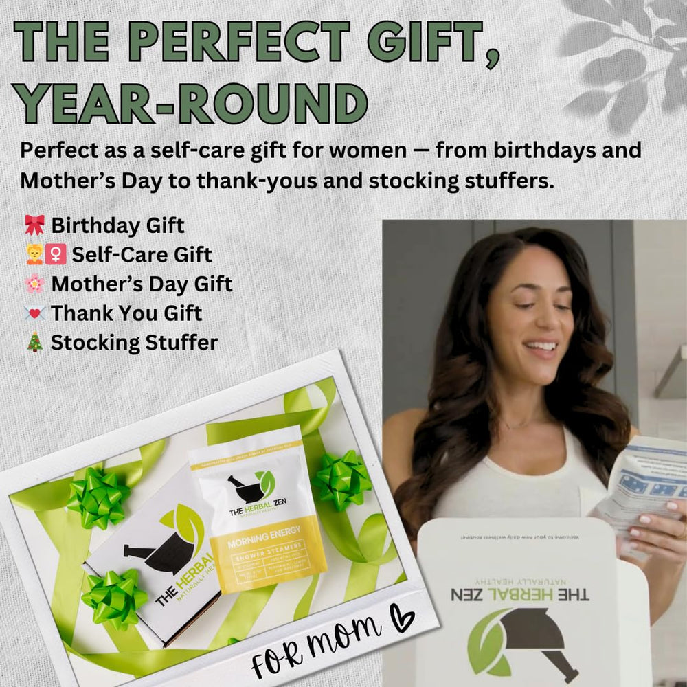The Herbal Zen Packaging and Gift-Ready Box, ideal for Valentine's Day.