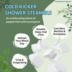 The Herbal Zen peppermint eucalyptus aromatherapy tablet with a wake-up minty scent.