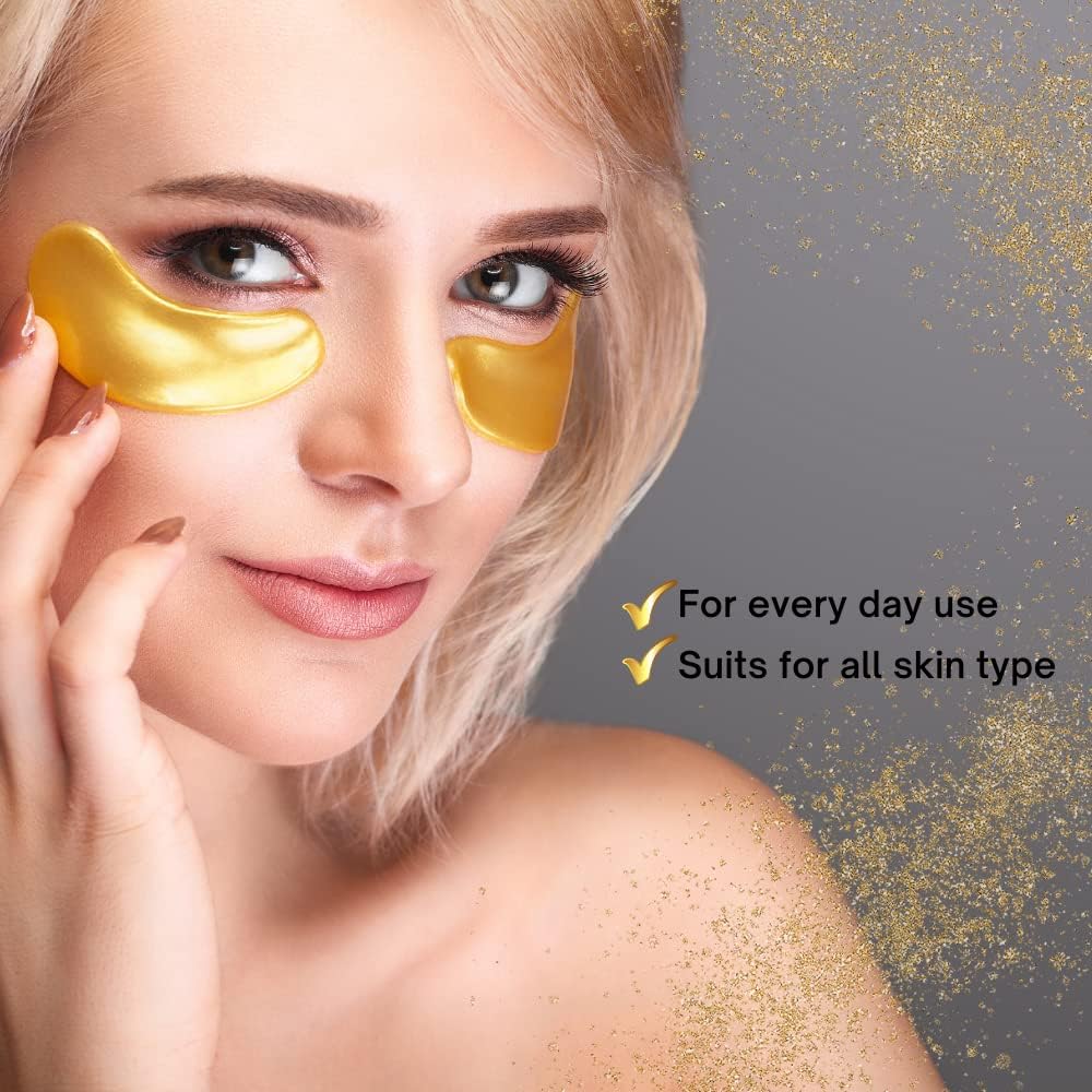 The Hollywood Eye 24K Gold Under Eye Patches ideal for busy mornings to brighten tired eyes.