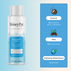 The Honey Pot Coconut Shea Hydration Serum in action supports gentle moisturization.