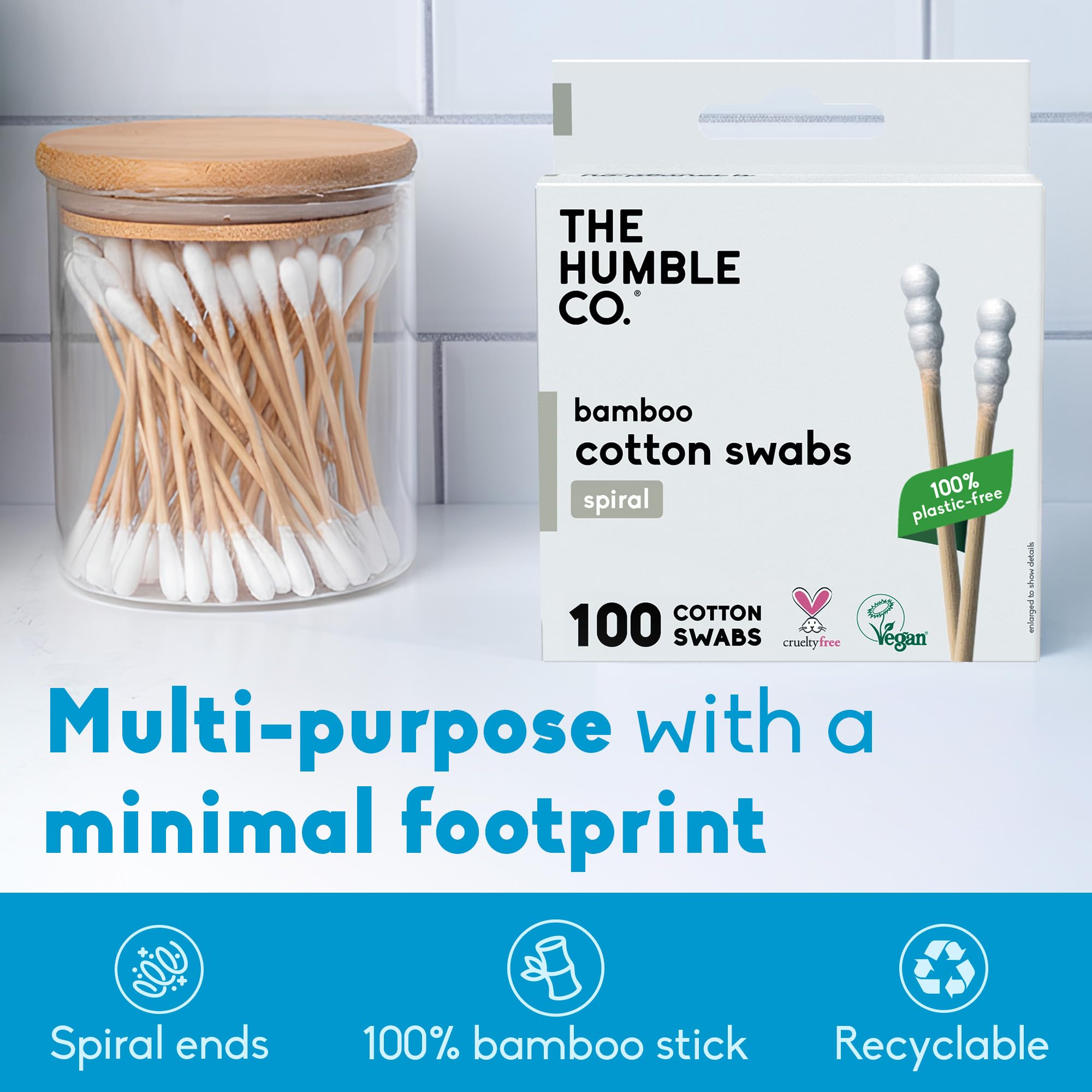 Plastic-free bamboo stick highlighted for eco-friendly daily care