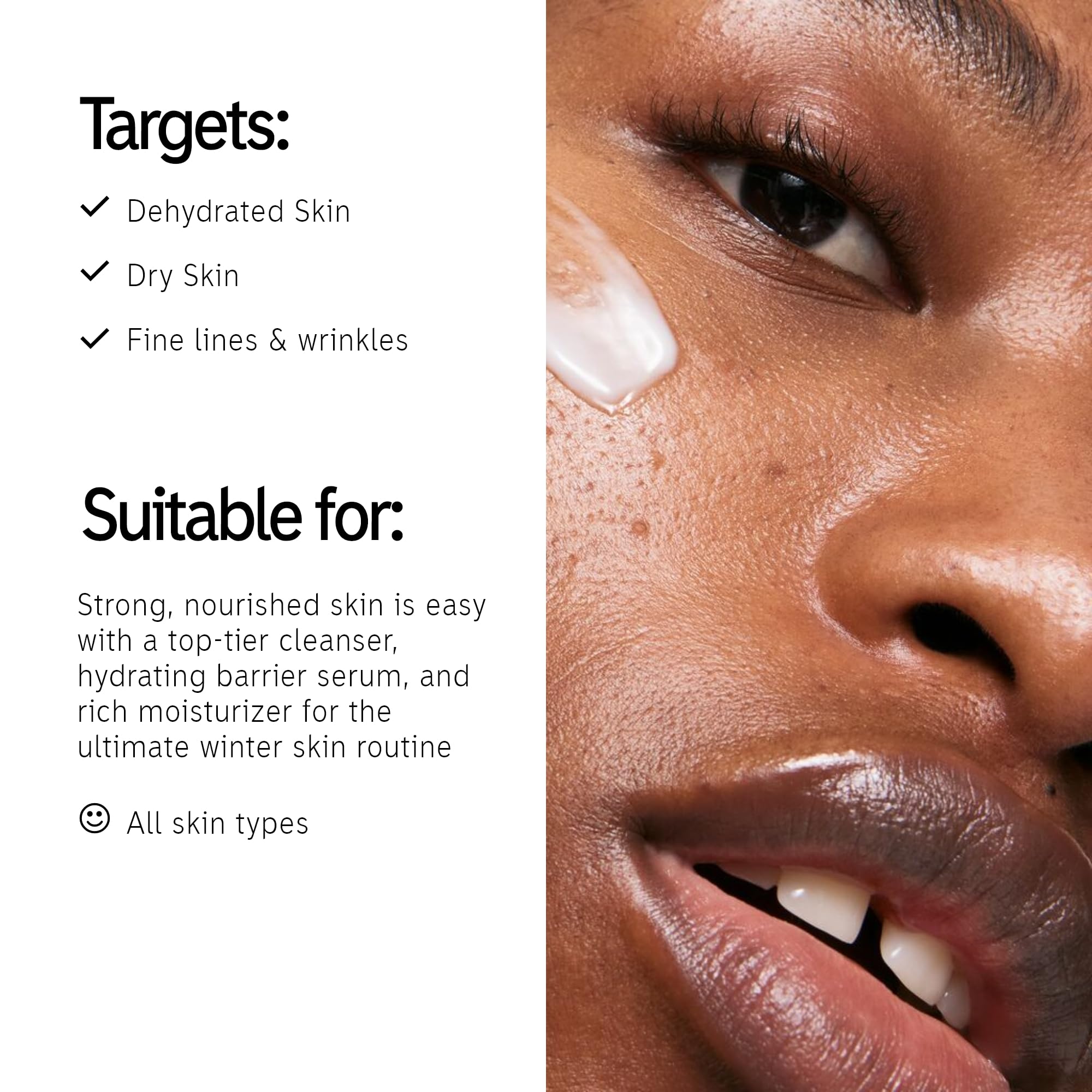 The INKEY List Bio-Active Ceramide Moisturizer locks in moisture and strengthens the barrier.