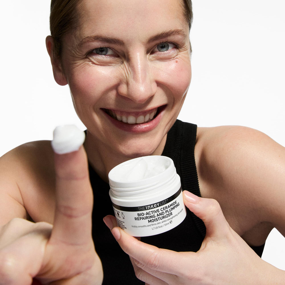 The INKEY List Bio-Active Ceramide Repairing moisturizer delivering 24h hydration
