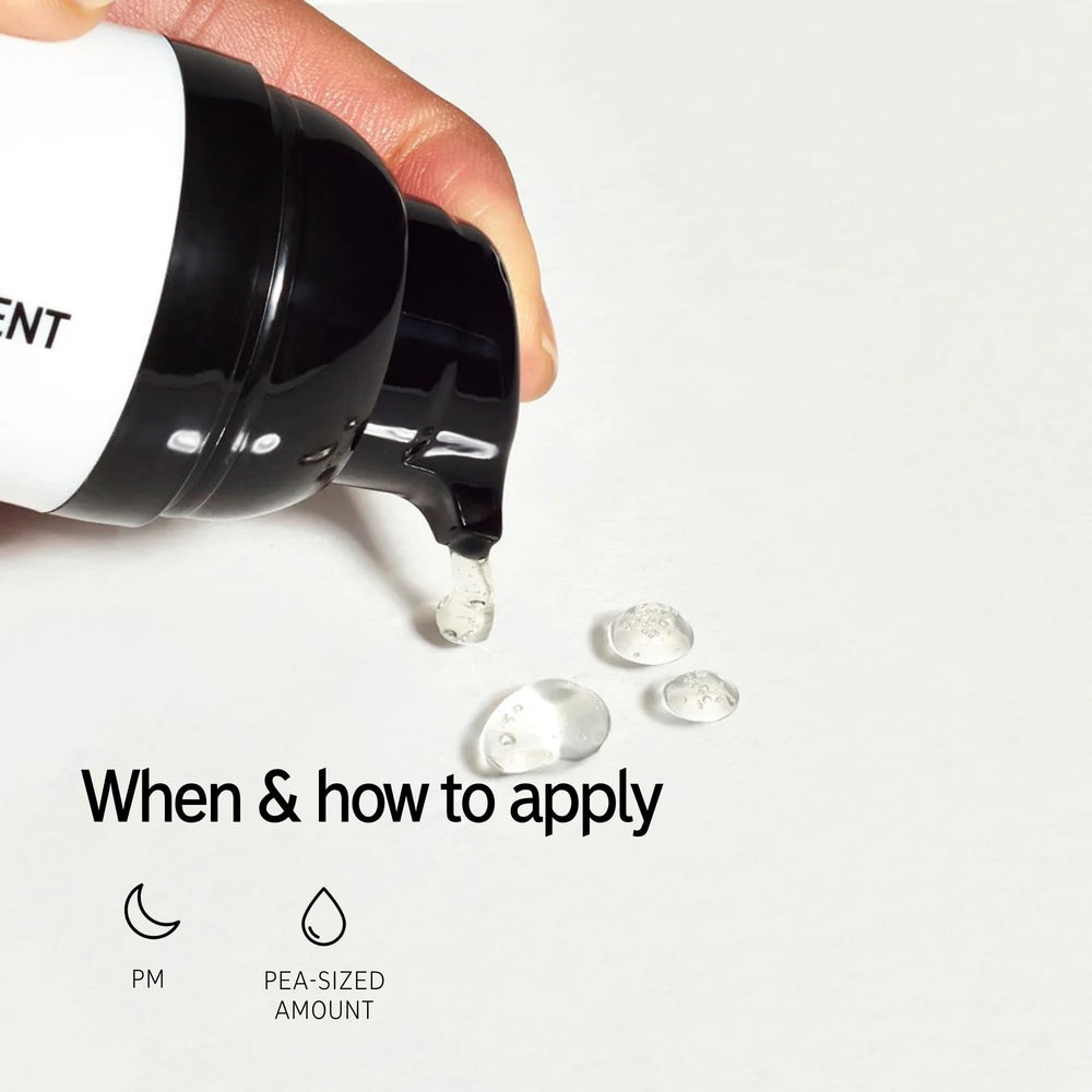The INKEY List C-50 serum demonstrates unclogged pores after application on oily skin