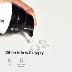 The INKEY List C-50 serum demonstrates unclogged pores after application on oily skin
