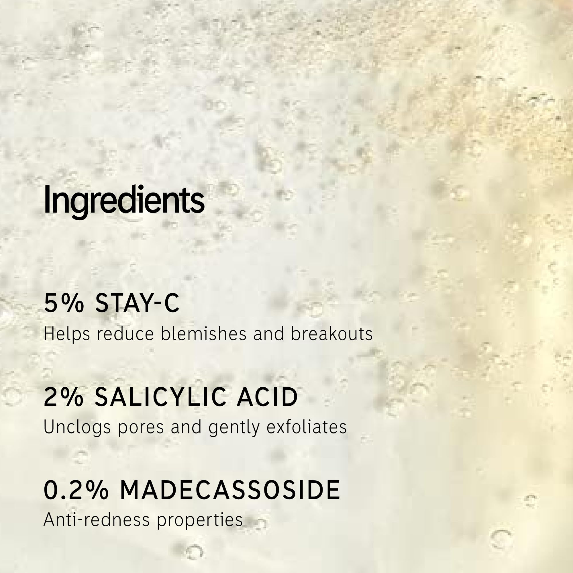 The INKEY List C-50 serum features Vitamin C and E for clear-looking skin benefits