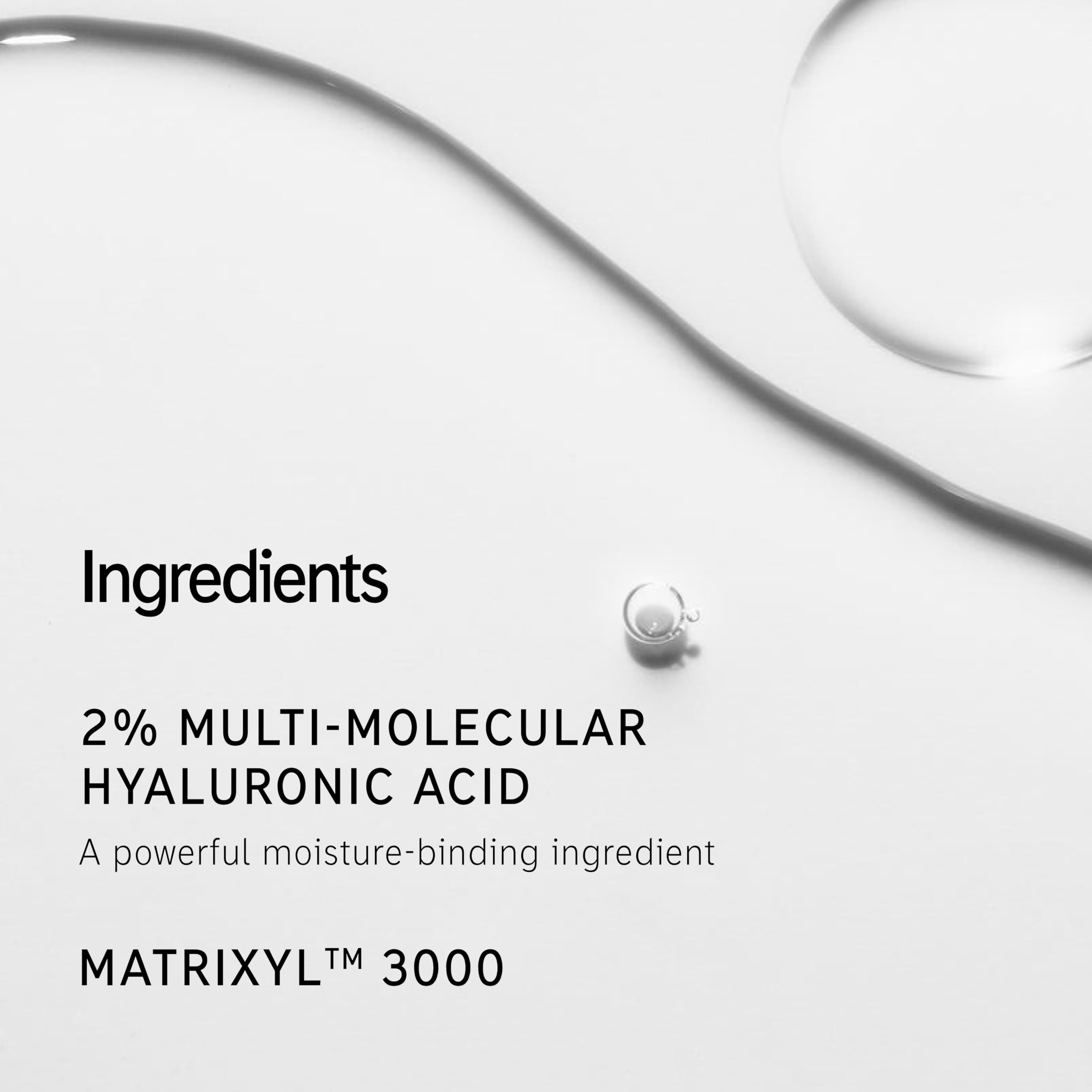 The INKEY List Hyaluronic Acid Serum Duo on damp skin delivering moisture.