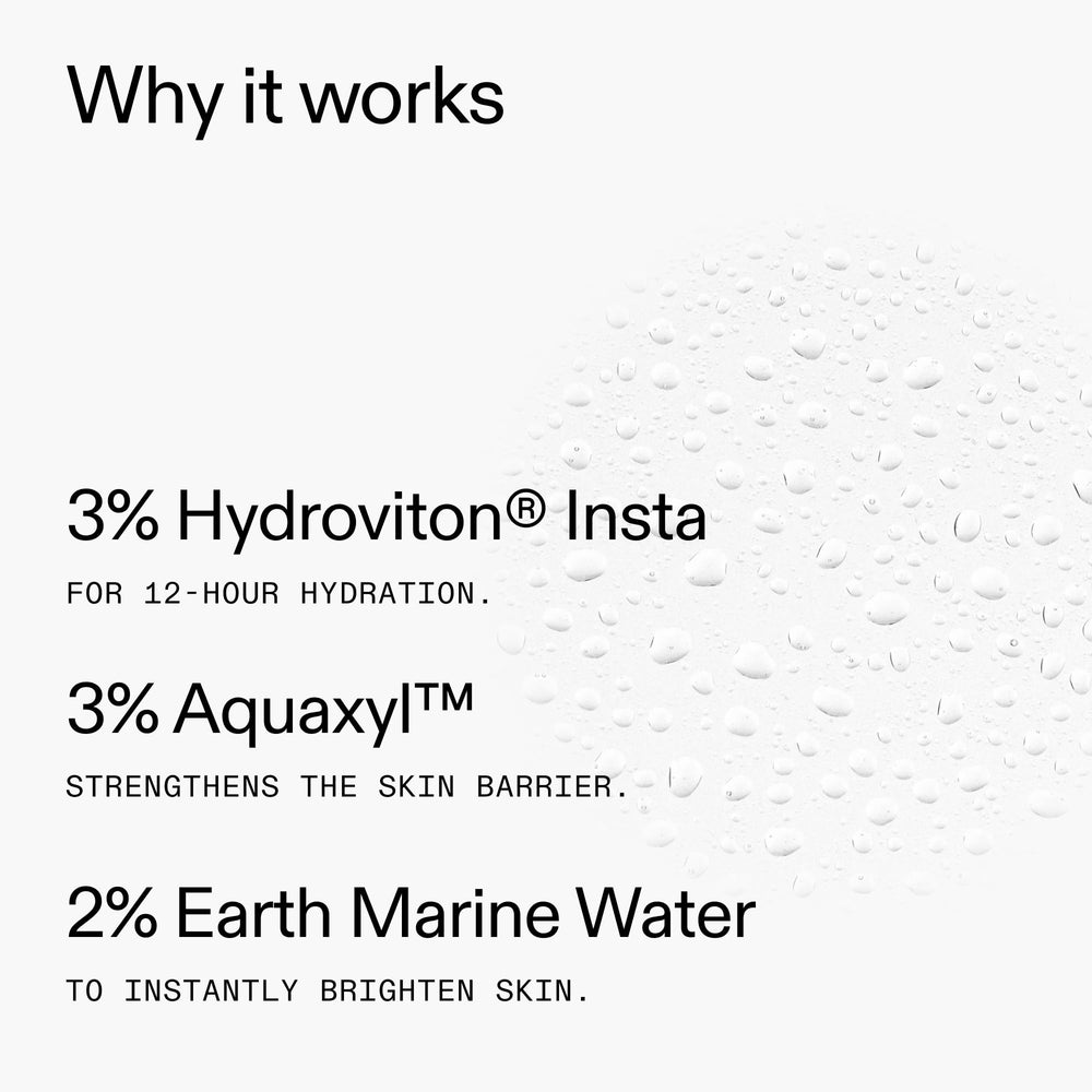 Hydro-Surge Dewy Face Mist used over makeup for a refreshing boost