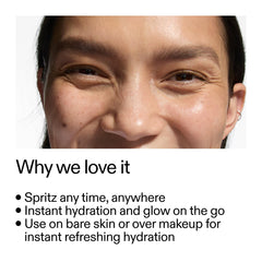Hydro-Surge Dewy Face Mist spray evenly mists the skin