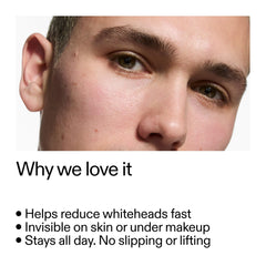 The INKEY List patch on skin offers invisible coverage while treating blemishes.