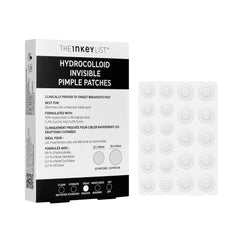 The INKEY List Hydrocolloid Pimple Patches packaging for discreet, travel-friendly care.