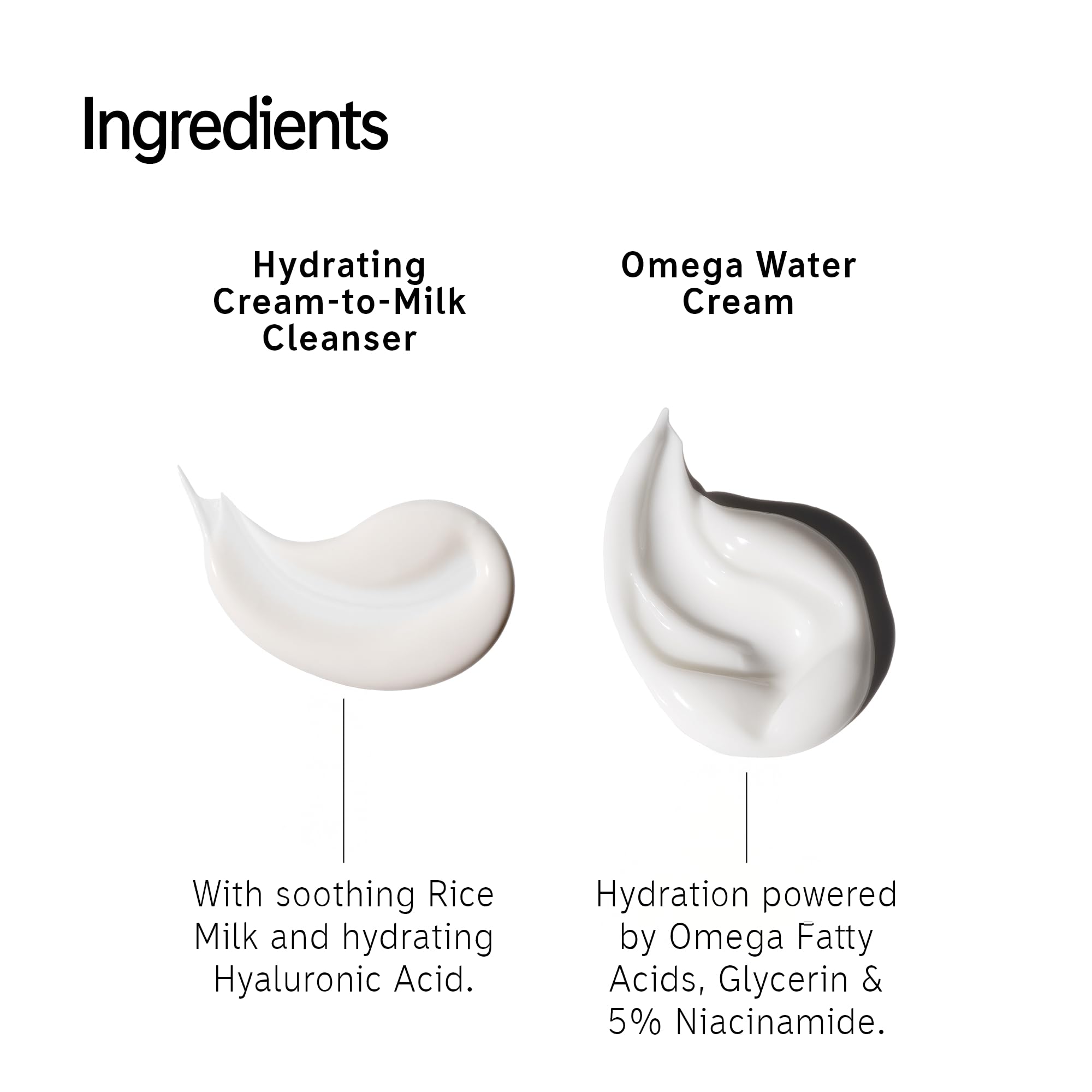 The INKEY List Rice Milk and Hyaluronic Acid ingredients highlight soothing hydration.