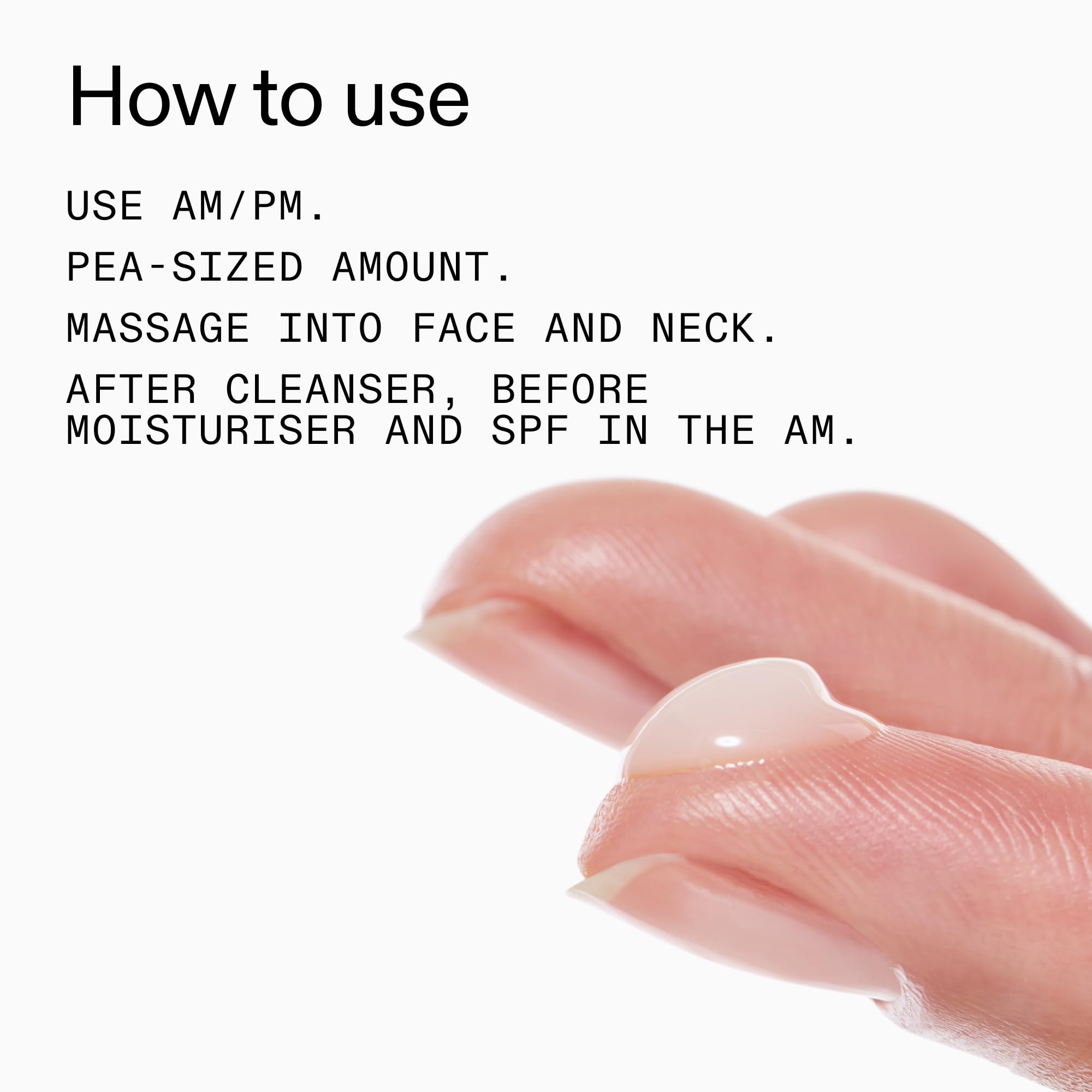 Applied near pores for refined appearance and even skin texture