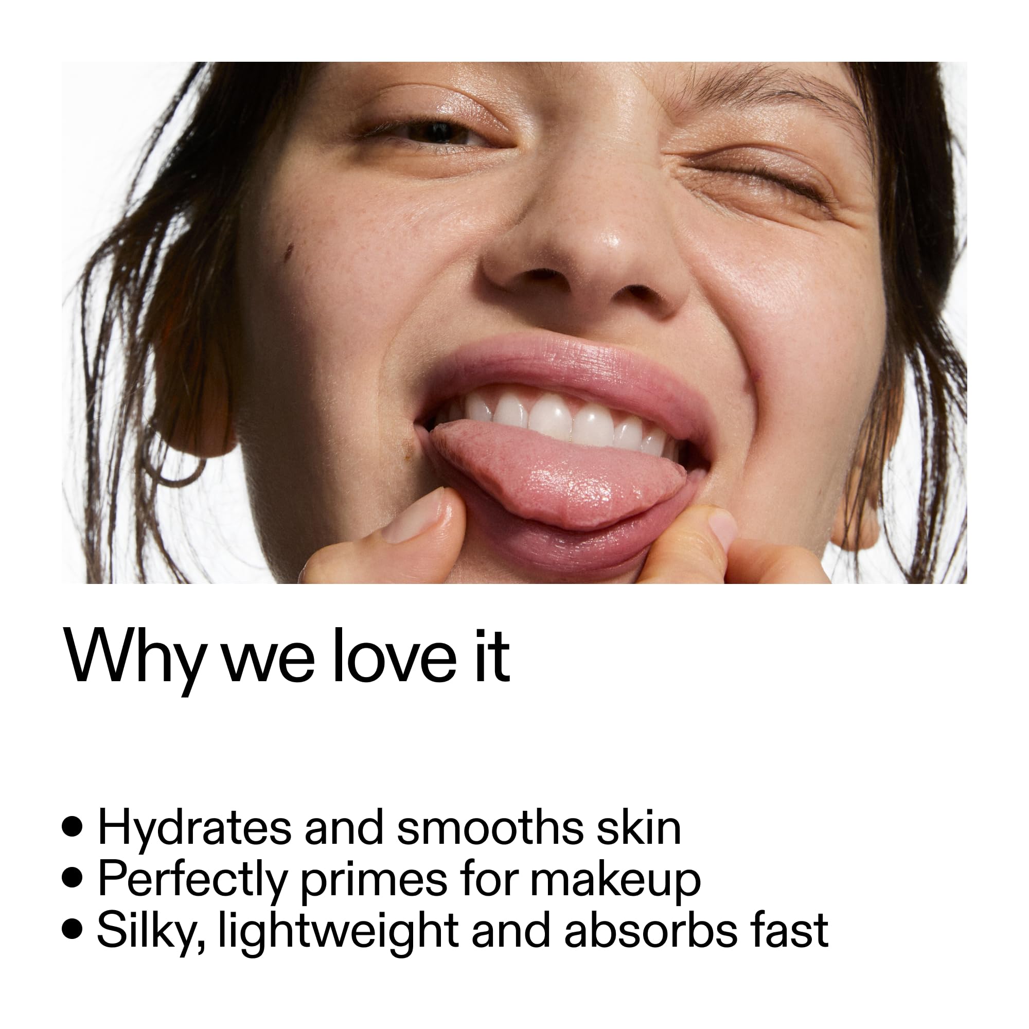 The INKEY List Polyglutamic Acid Serum dropper dispensing a lightweight gel ideal for daily use.