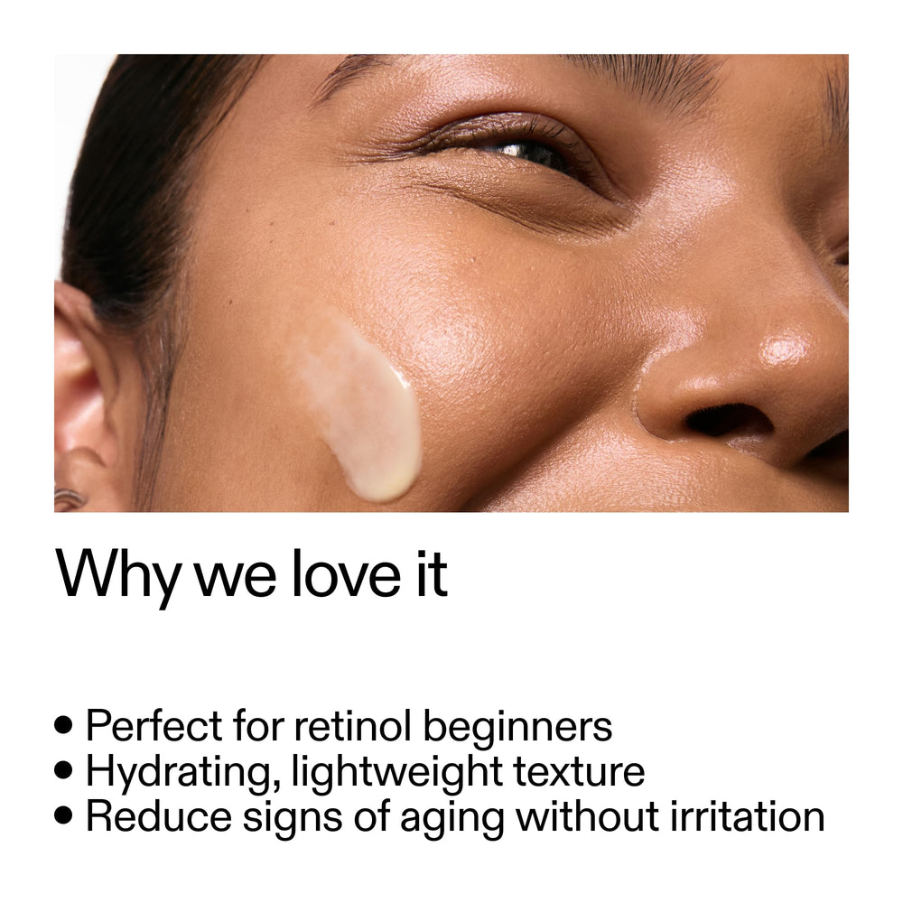 The INKEY List Retinol Serum dropper and pump for easy nightly application