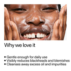 Foamy lather from The INKEY List cleanser for a refreshing wash.