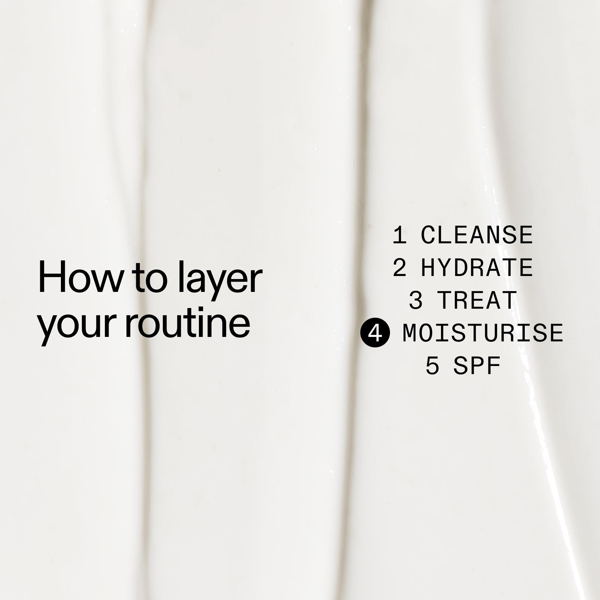 Applying The INKEY List moisturizer on the face during morning routine