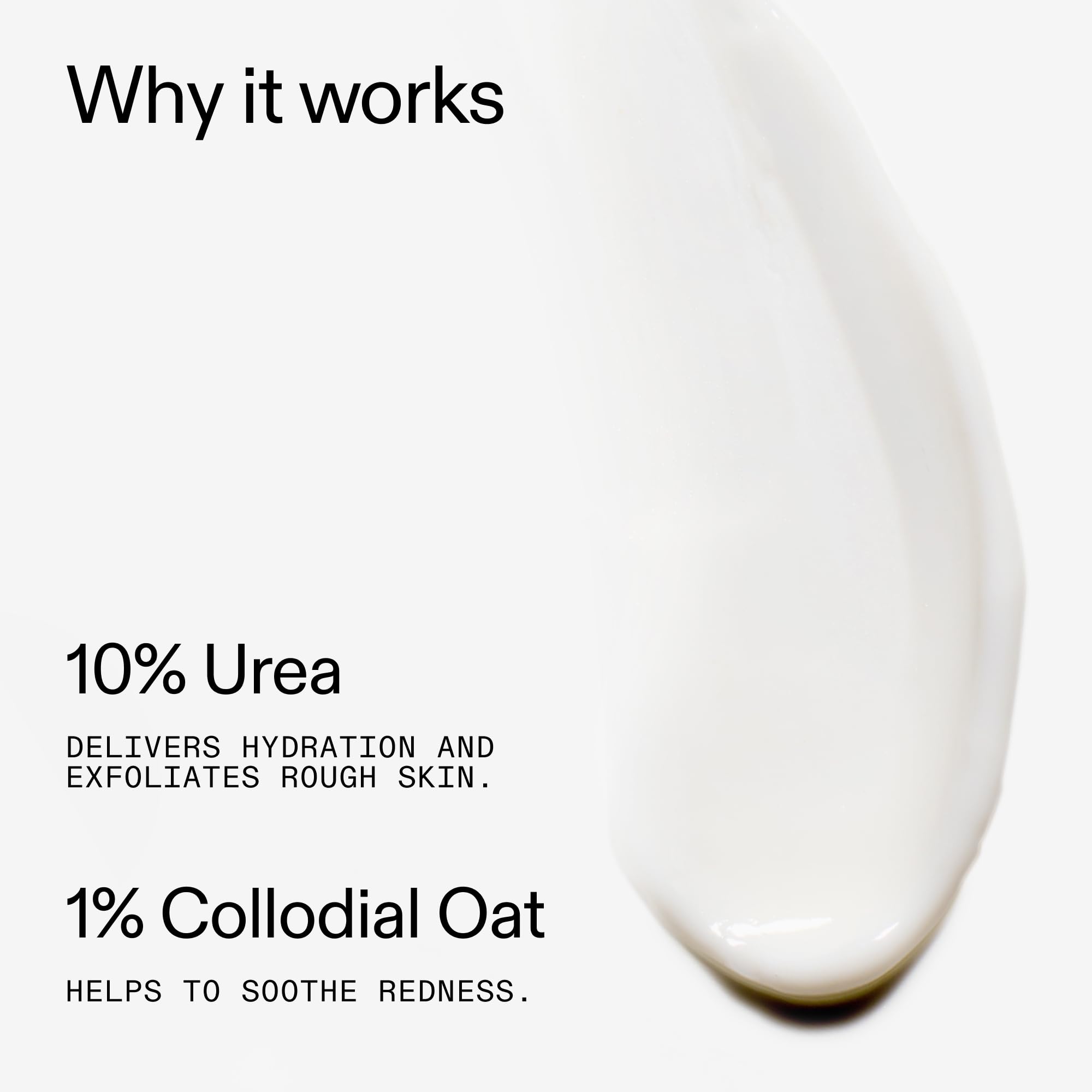 Ingredients panel of The INKEY List SuperSolutions Urea 10% Moisturizer