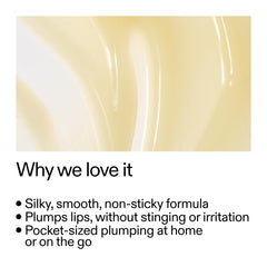 Packaging and label of The INKEY List Tripeptide Plumping Lip Balm highlighting ingredients