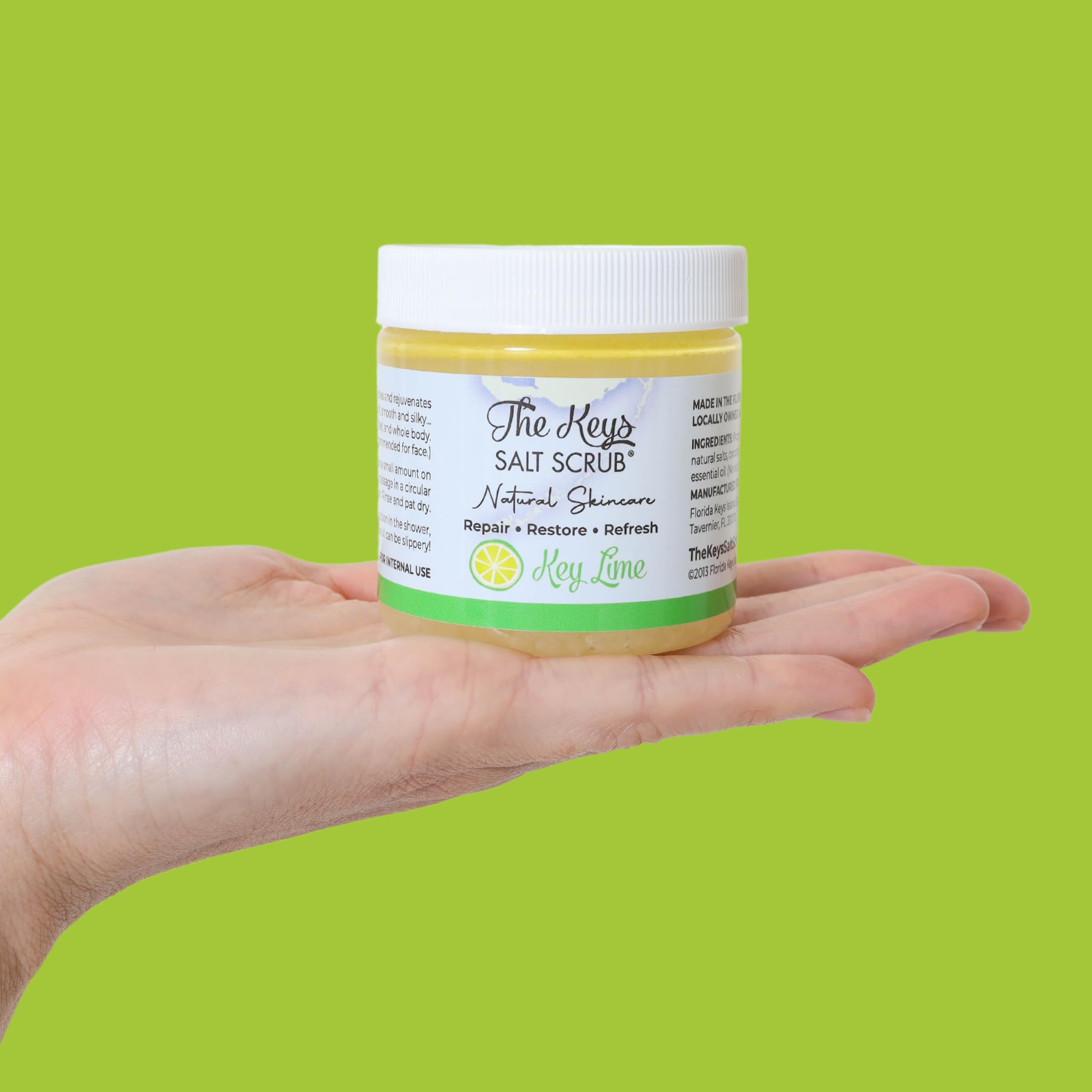 Travel-size scrub for on-the-go skincare.