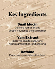 The Klog Snail Mucin Energy Essence applied to skin for a smooth, hydrated look.