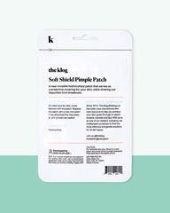 The Klog Soft Shield beveled-edge design helps patch adhere to curved facial areas.