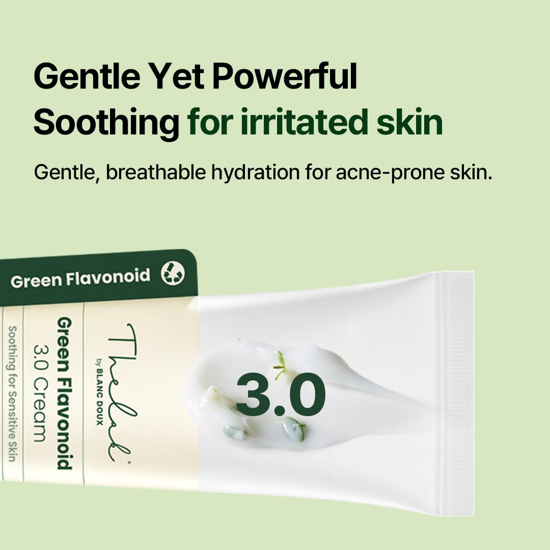 The Lab by Blanc Doux Green Flavonoid 3.0 Cream hydration layer on skin