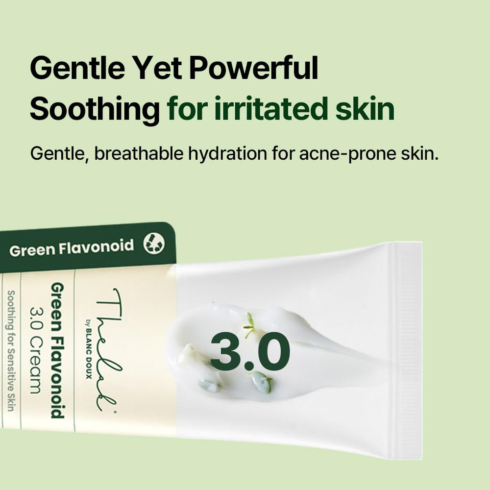 The Lab by Blanc Doux Green Flavonoid 3.0 Cream hydration layer on skin