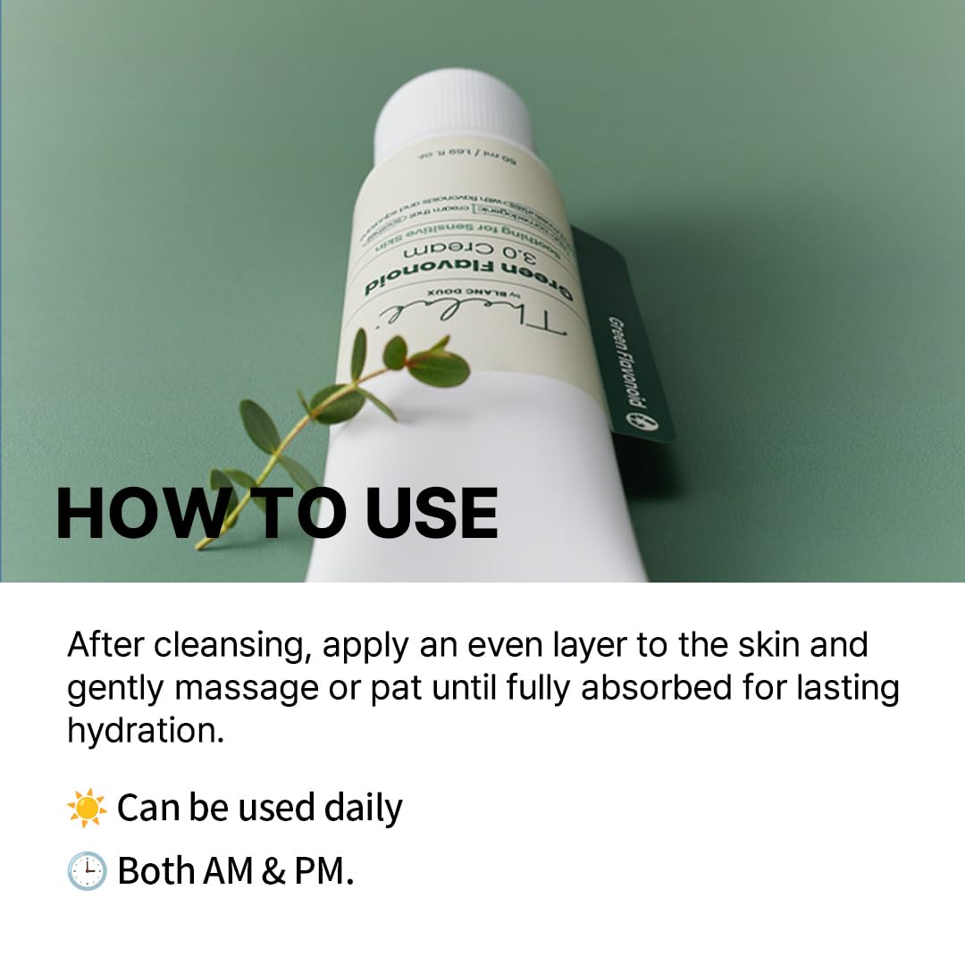 The Lab by Blanc Doux Green Flavonoid 3.0 Cream packaging close-up