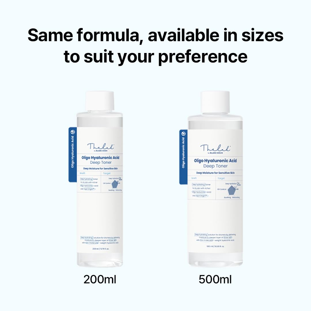 THE LAB BY BLANC DOUX Oligo Hyaluronic Toner hand usage in skincare routine