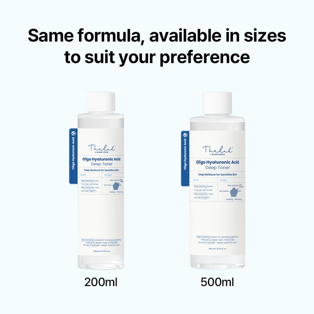 THE LAB BY BLANC DOUX Oligo Hyaluronic Toner hand usage in skincare routine