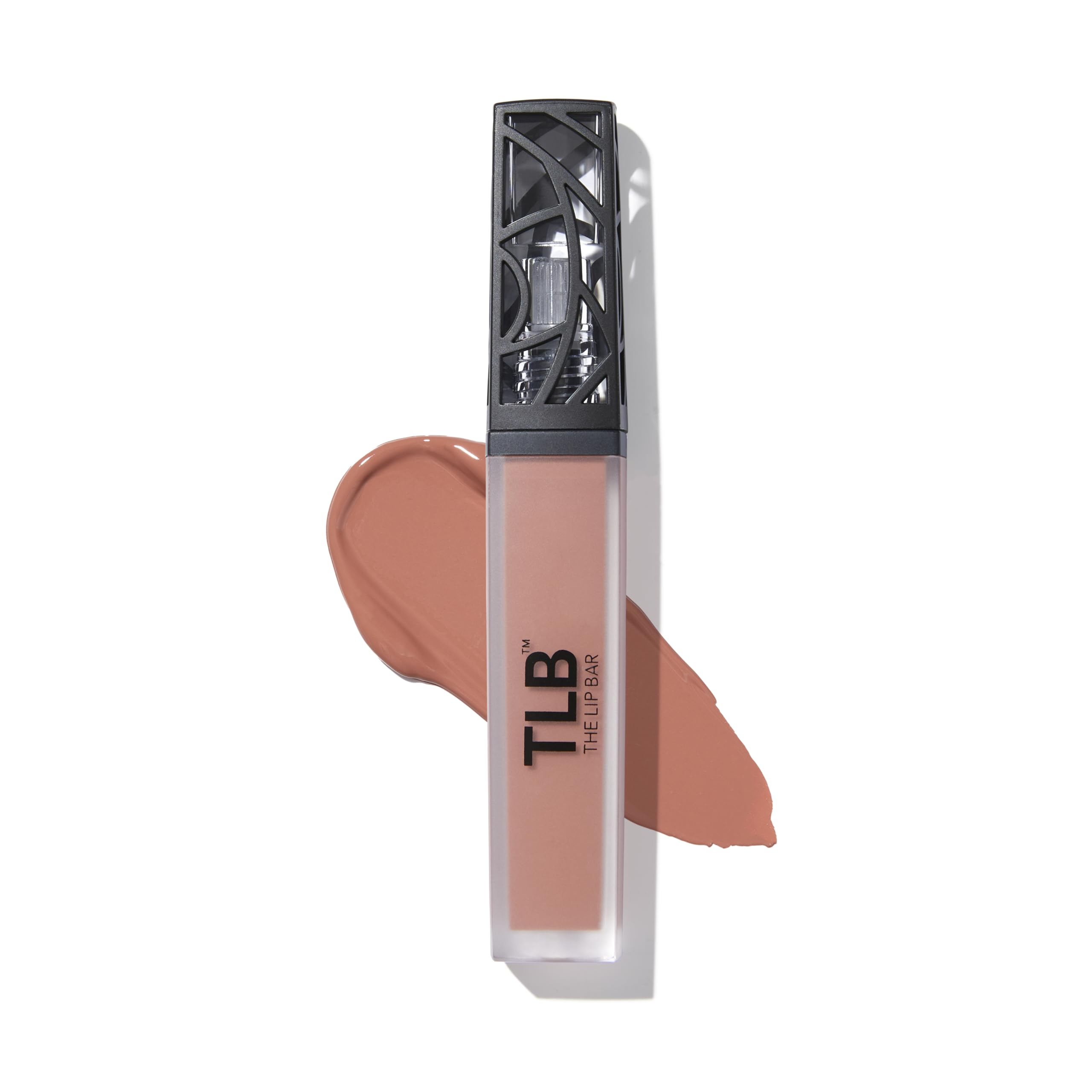The Lip Bar Commando swatch reveals peachy nude shade for everyday wear