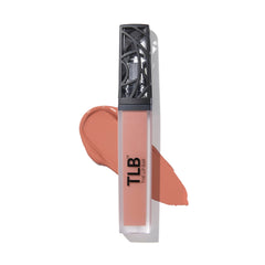 The Lip Bar Commando swatch reveals peachy nude shade for everyday wear