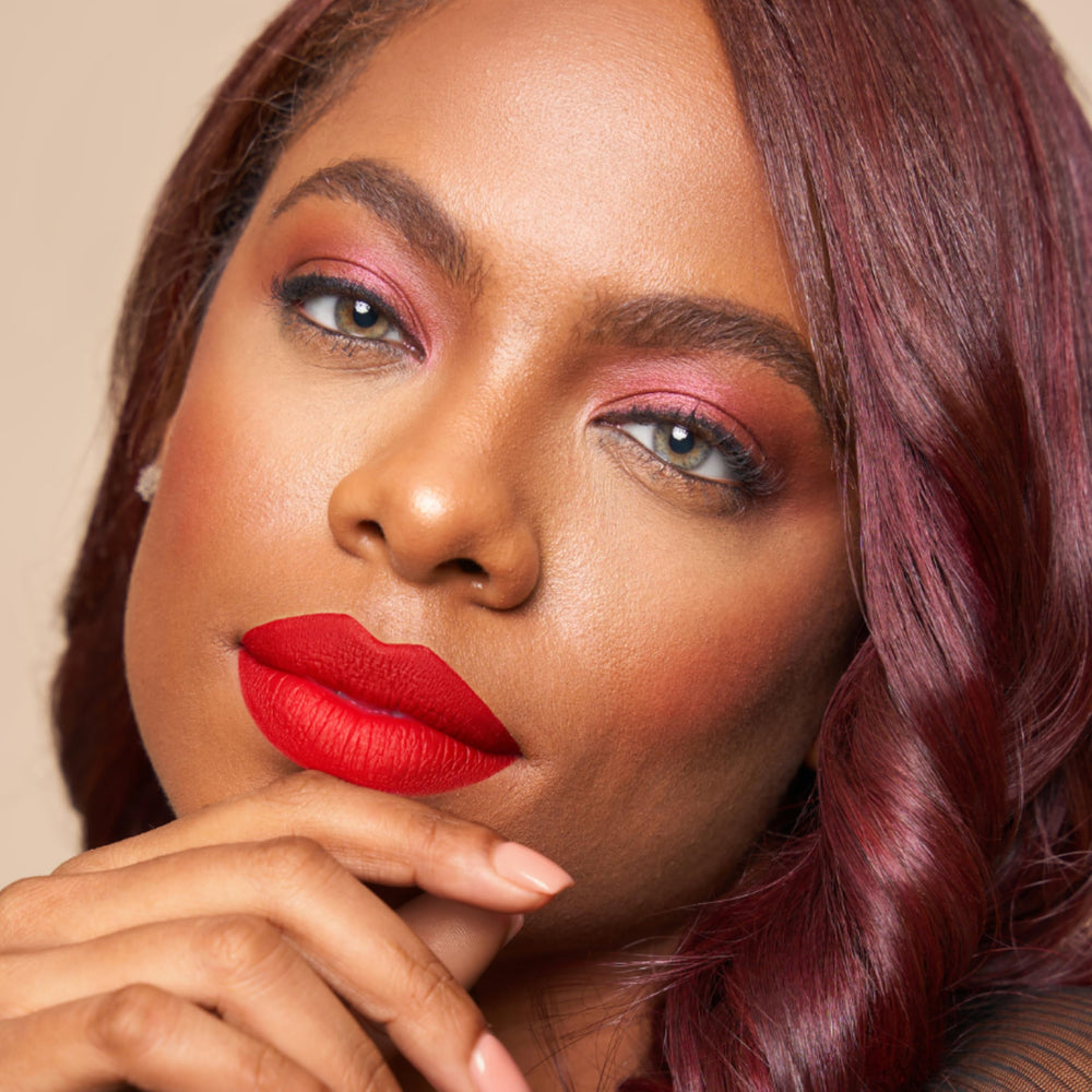 The Lip Bar long-wear test indicates all-day color endurance.