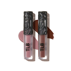 The Lip Bar Savage chocolate red-brown liquid matte swatch with bold pigment.