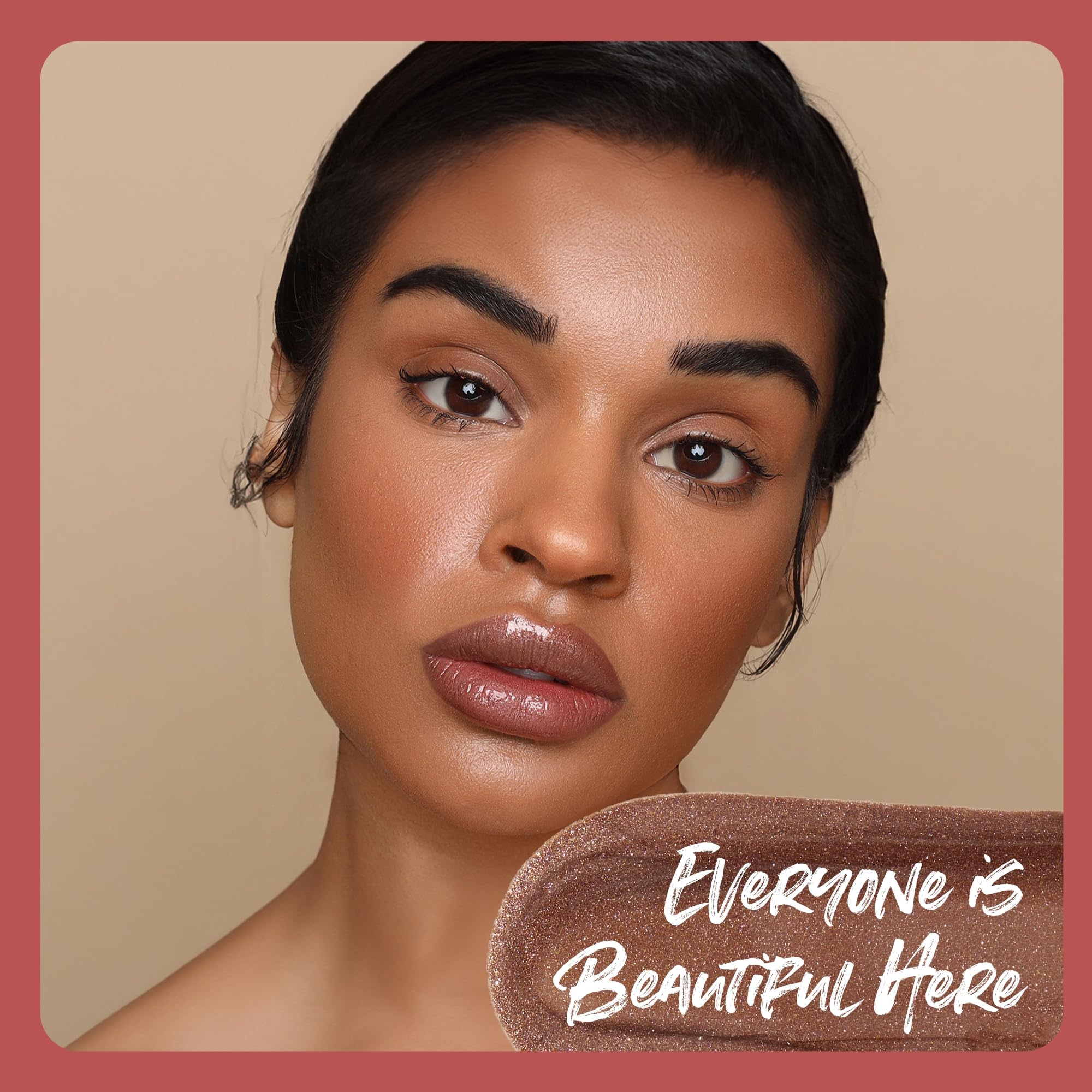 The Lip Bar vegan lip kit lifestyle image of a user applying lip color.