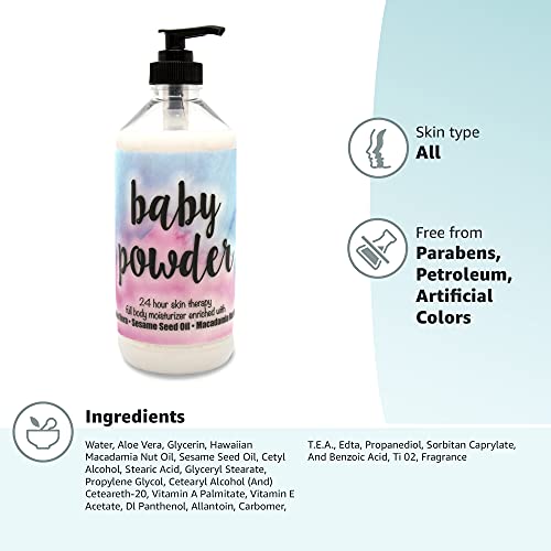 The Lotion Company cruelty-free badge highlighting gentle, skin-friendly formula.