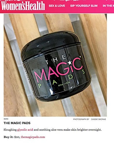 Close-up skin after using The Magic Pads showing blemish reduction
