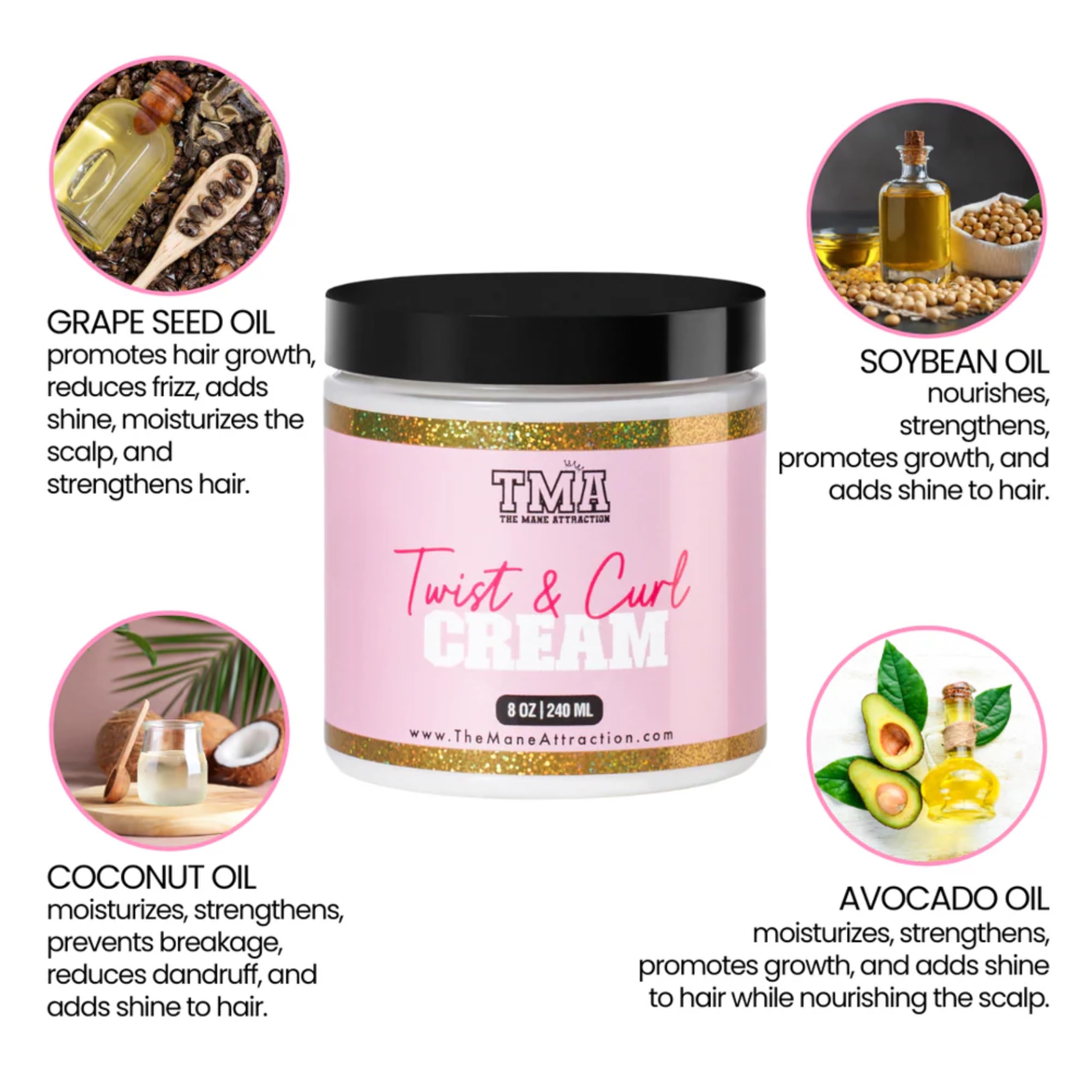 Applying Twist & Curl Cream during twist outs for frizz control and lasting hydration.