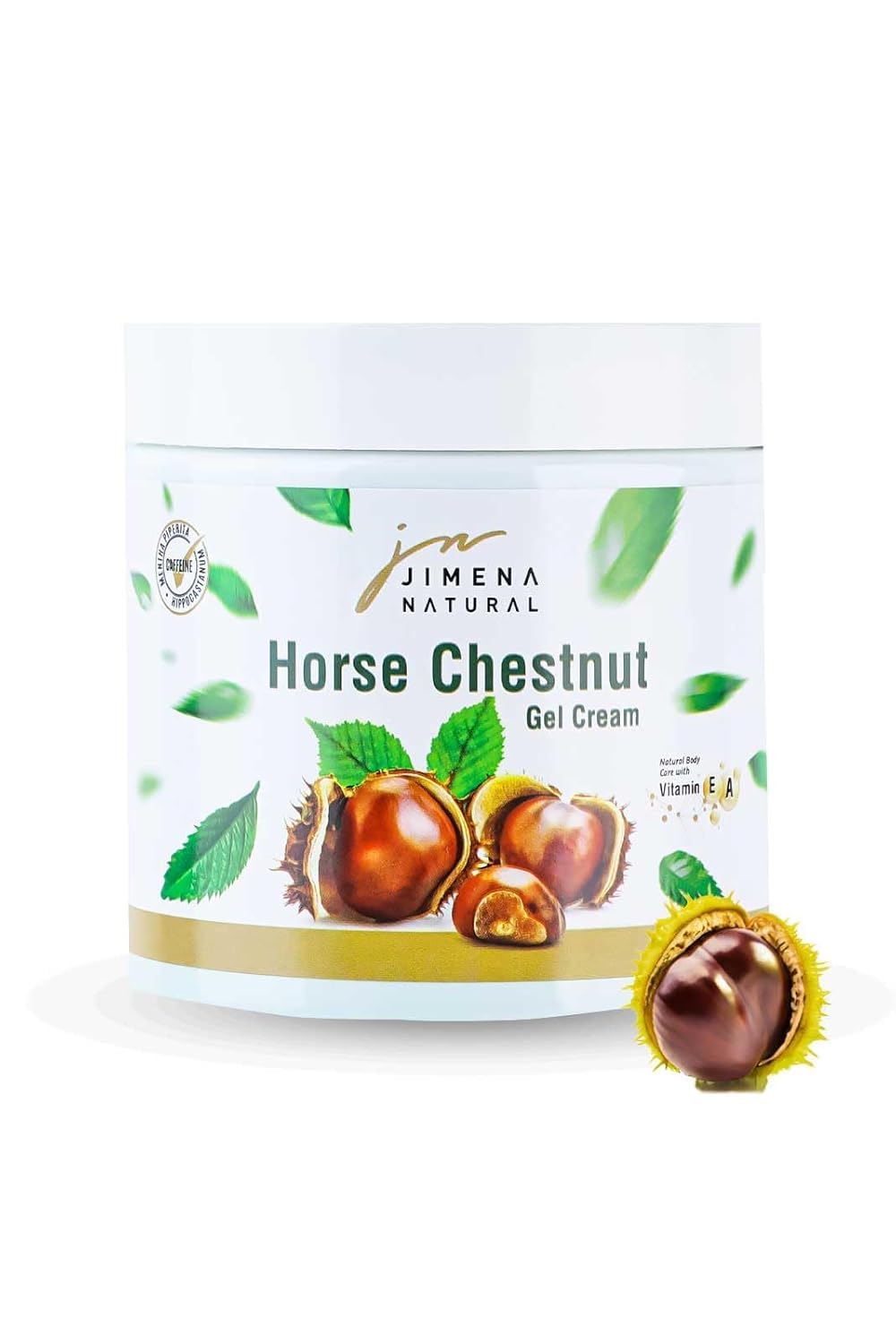 The Mask El Turko horse chestnut gel cream bottle for leg comfort.