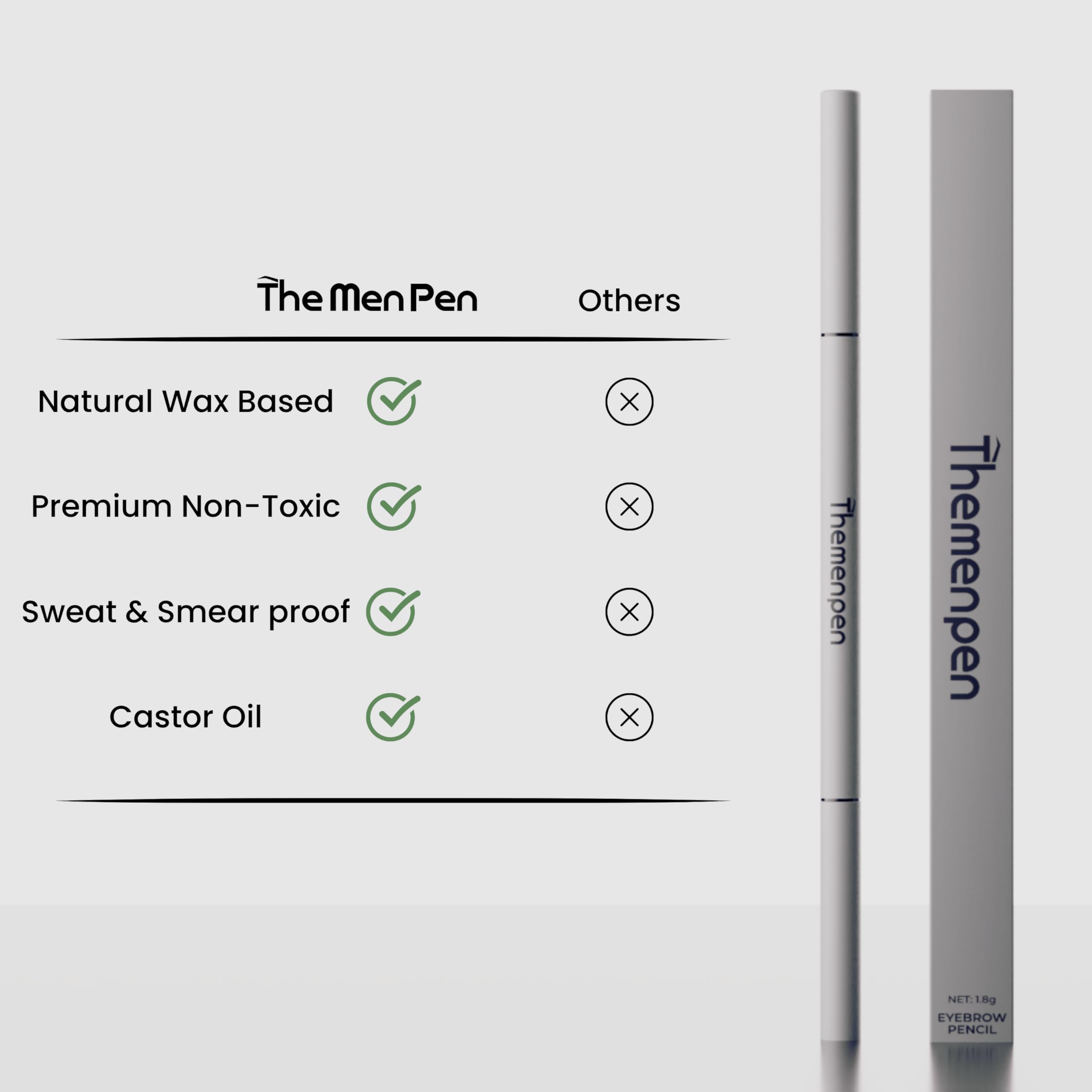 The Men Pen microblading-eyebrow-effect creates fuller brows with realistic shading.