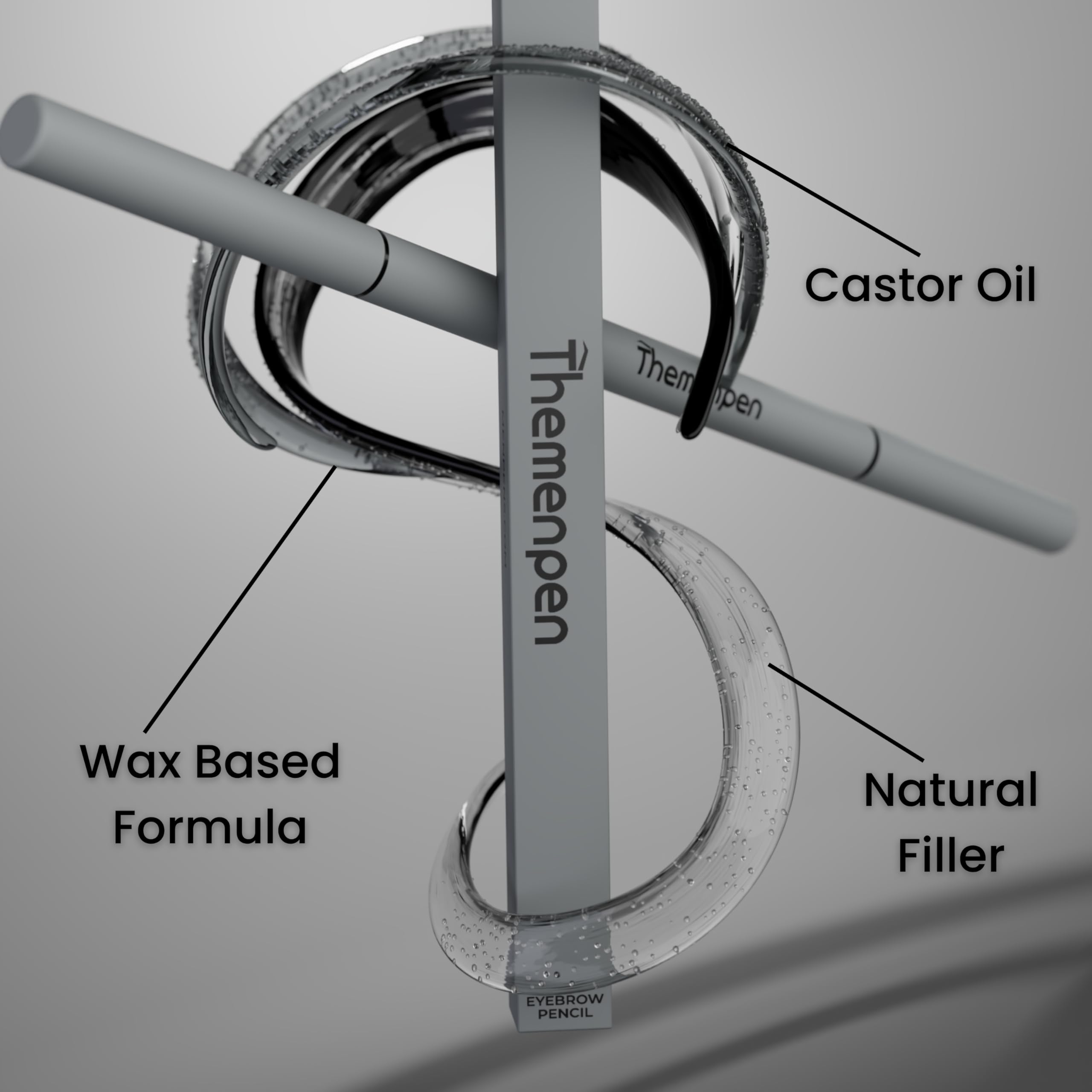 The Men Pen mustache-darkener adds definition for a clean facial frame.