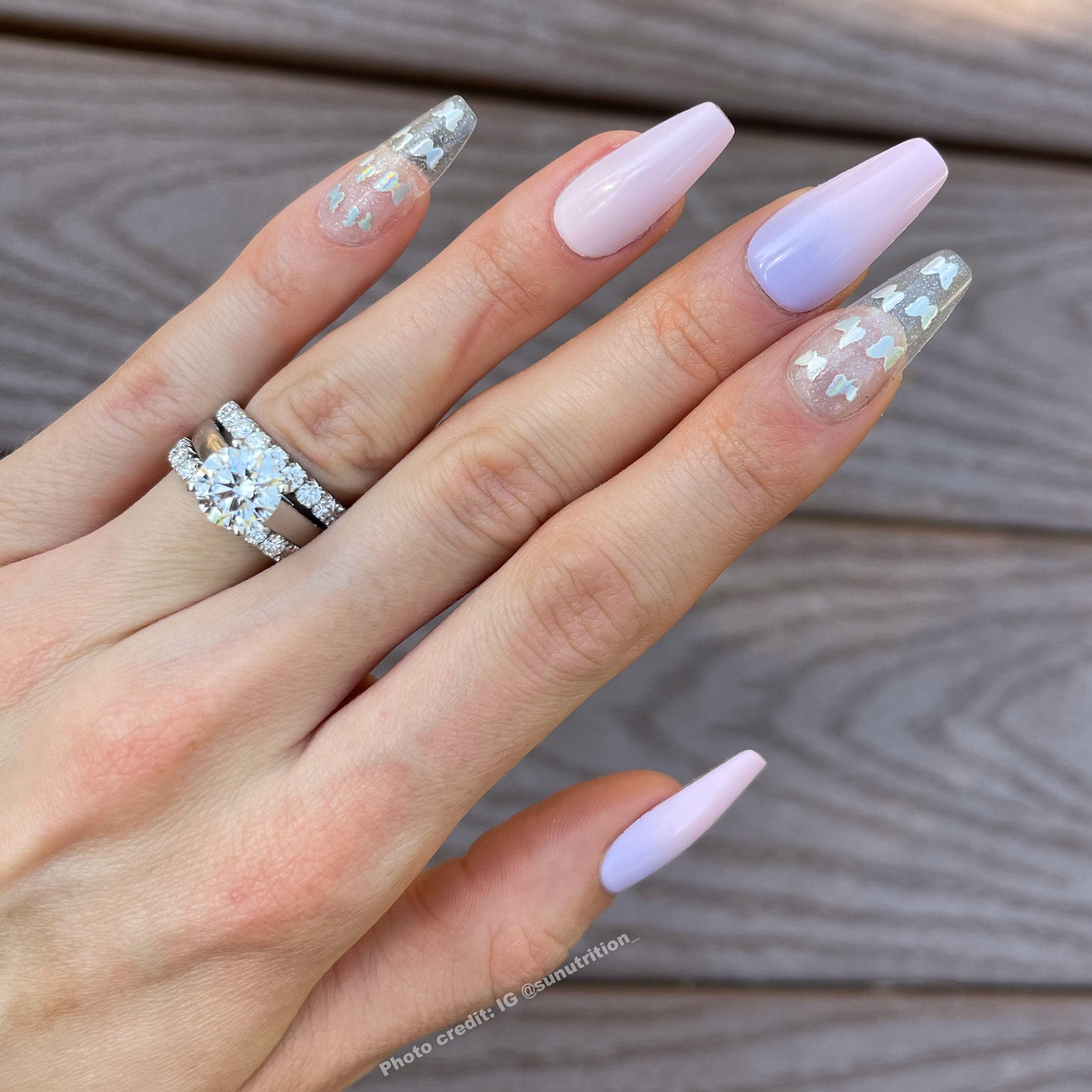 The Nailest Mariposa nails offer glossy and matte finishes for versatile looks