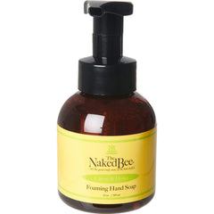 The Naked Bee Citron & Honey Foam Soap pump bottle for gentle cleansing and soft hands