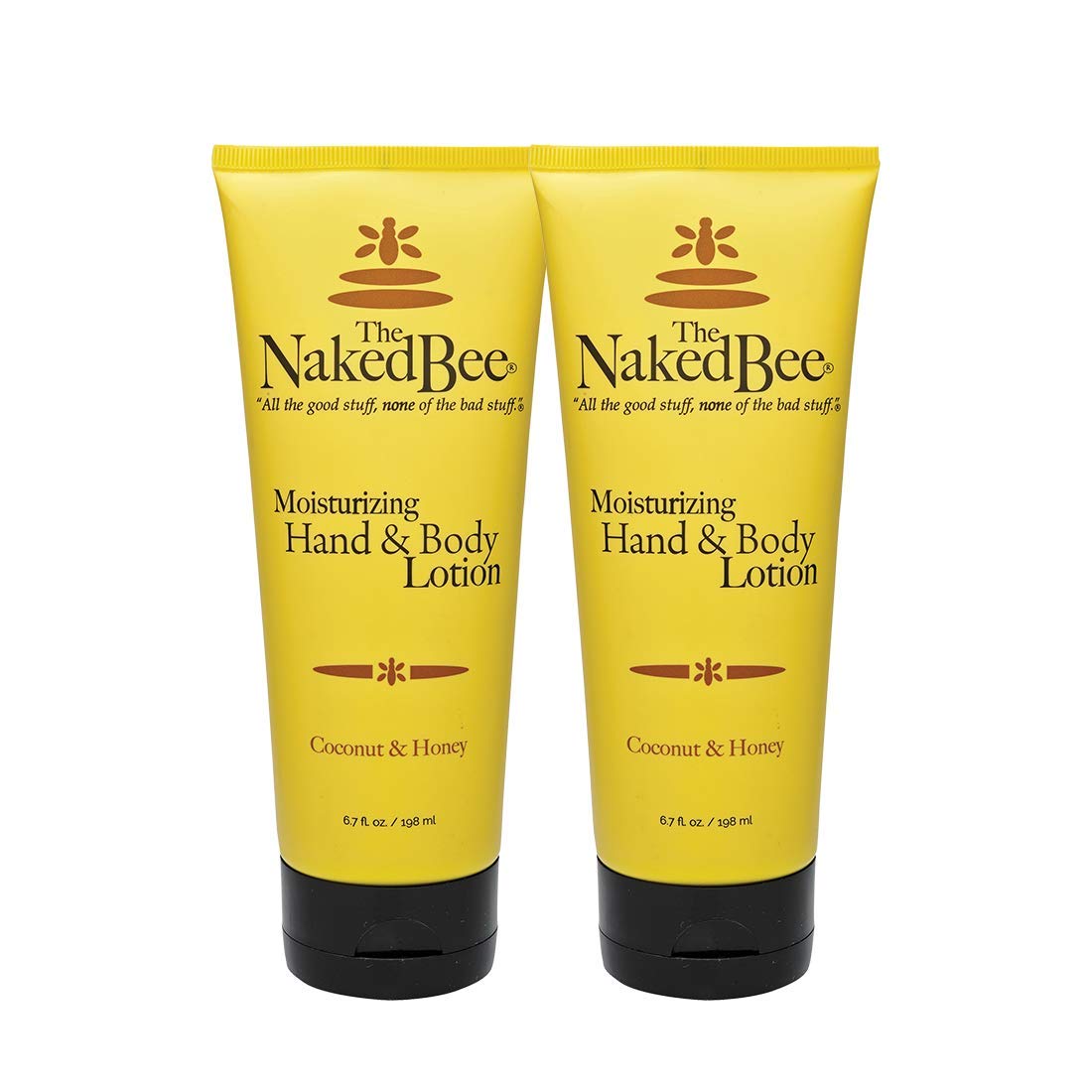 The Naked Bee coconut-honey lotion bottle for daily hydration.