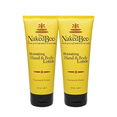 The Naked Bee coconut-honey lotion bottle for daily hydration.